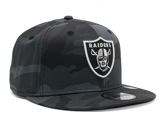 Kšiltovka New Era 9FIFTY NFL Team Camo Las Vegas Raiders Midnite Camo