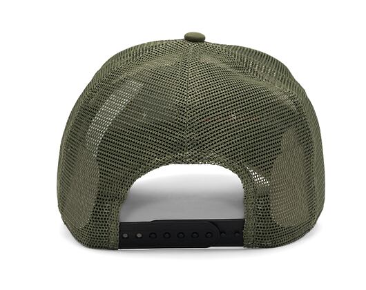 Kšiltovka New Era 9FORTY A-Frame Trucker US State Wordmark New Olive