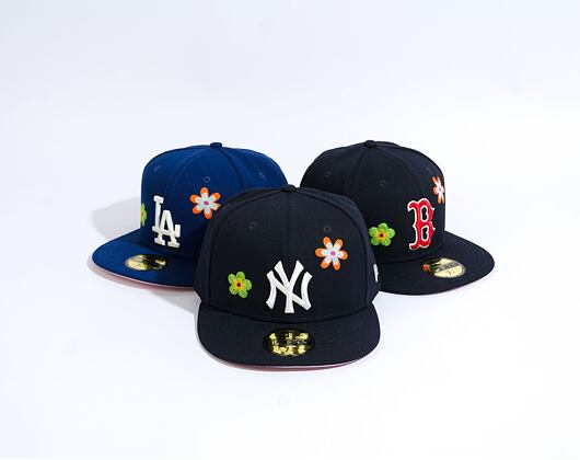 Kšiltovka New Era 59FIFTY MLB Floral New York Yankees Navy