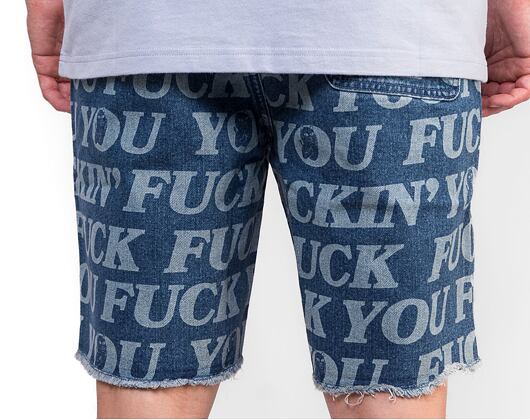Kraťasy RIP N DIP Fuckin Fuck Denim Shorts Medium Wash