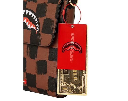 Taška přes rameno Sprayground Sharks In Paris Painted Messenger Sling Bag