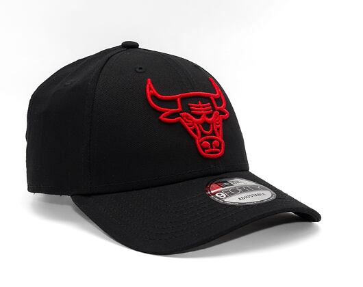 Kšiltovka New Era 9FORTY NBA Neon Outline Chicago Bulls Black / Neon Red