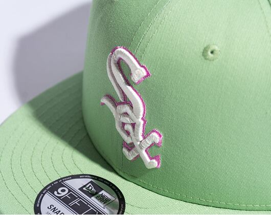 Kšiltovka New Era 9FIFTY MLB Pastel Patch Chicago White Sox Bright Green / White