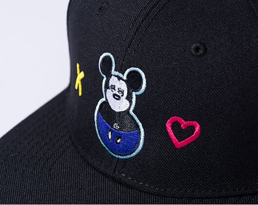 Kšiltovka RATAJ Hey Mickey Black / Purple Snapback