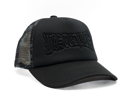 Kšiltovka Wasted Paris Trucker Hyde - Black/Charcoal