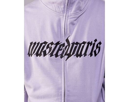 Mikina Wasted Paris Full Zip Streak - Storm Lilac