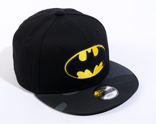 Dětská kšiltovka New Era 9FIFTY Kids DC Camo Batman Black