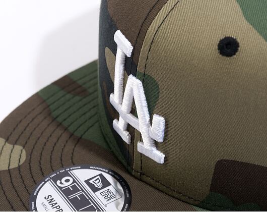 Kšiltovka New Era 9FIFTY MLB Team Camo Los Angeles Dodgers Woodland Camo