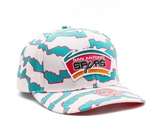 Kšiltovka Mitchell & Ness NBA Krookz Pro Snapback Hwc San Antonio Spurs White / Teal