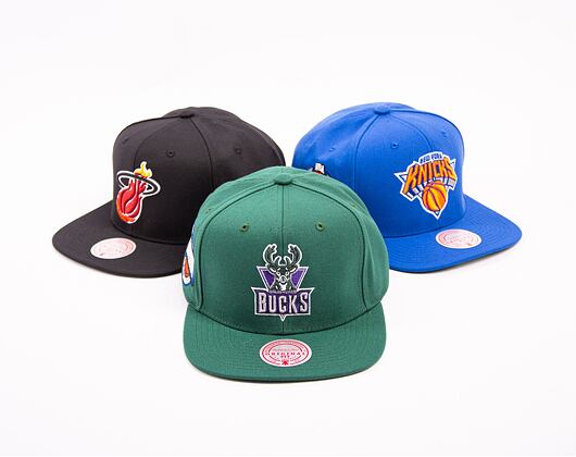 Kšiltovka Mitchell & Ness NBA Conference Patch Snapback Hwc Milwaukee Bucks Green