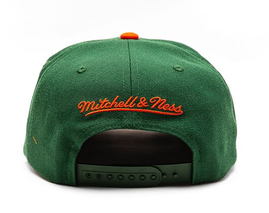 Kšiltovka Mitchell & Ness NCAA Team 2 Tone 2.0 Snapback Florida A&M University Green / Orange