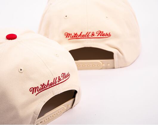 Kšiltovka Mitchell & Ness NBA Reframe Retro Snapback Hwc Miami Heat Off White