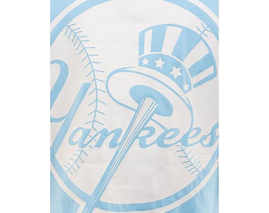 Triko New Era MLB Pastel Oversized Tee New York Yankees Pastel Blue / Off White
