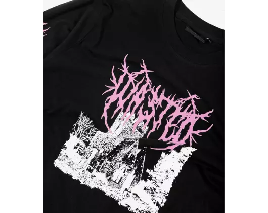 Triko s dlouhým rukávem  Wasted Paris Longsleeve Isolated - Black