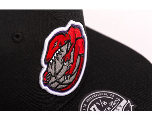Kšiltovka Mitchell & Ness NBA Logo History Fitted Hwc Toronto Raptors Black