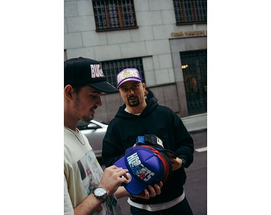 Kšiltovka Mitchell & Ness NCAA Billboard Trucker Snapback Louisiana State University Purple