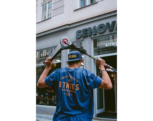 Kšiltovka ETNIES Corp Snapback Navy/Yellow