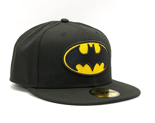 Kšiltovka New Era 59FIFTY Character Basic Batman Black / Yellow