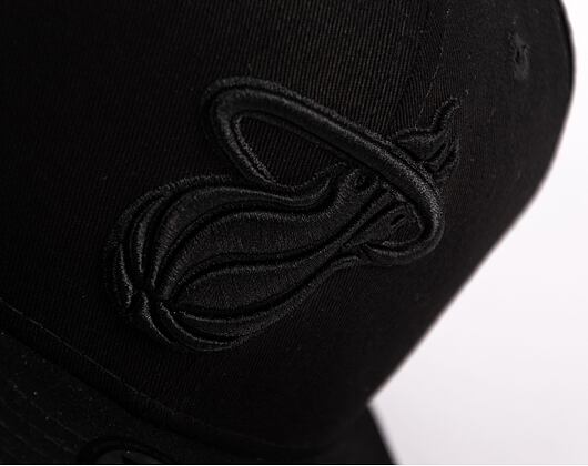 Kšiltovka New Era 9FIFTY NBA Black on Black Miami Heat
