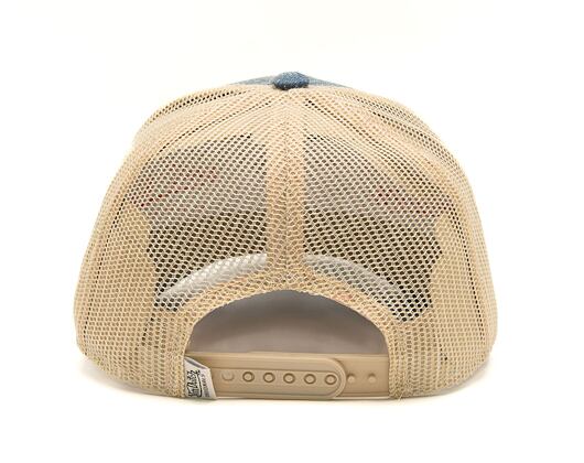 Kšiltovka Von Dutch Trucker Fargo Cotton Denim Denim/Sand