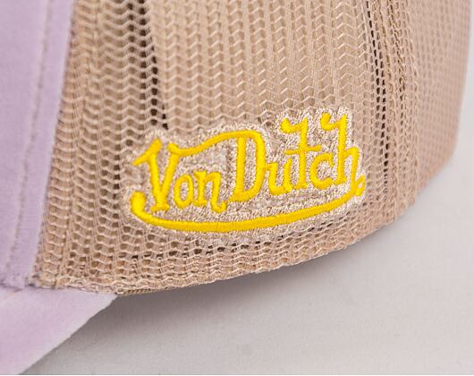 Kšiltovka Von Dutch Trucker Kent Velvet Lilac/Sand