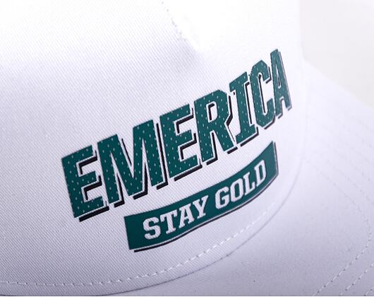 Kšiltovka Emerica Team Stay Gold Snapback White