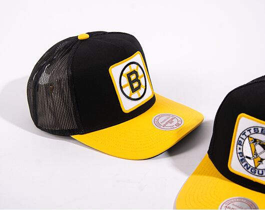 Kšiltovka Mitchell & Ness Nhl Truck It Trucker Vntg Bruins Black