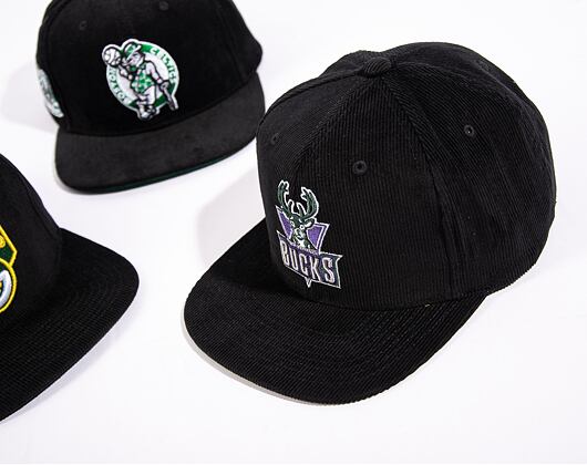 Kšiltovka Mitchell & Ness Nba Black Cord Snapback Hwc Bucks Black