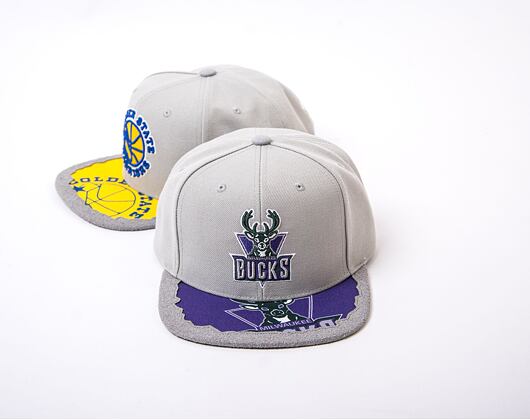 Kšiltovka Mitchell & Ness NBA Munch Time Snapback HWC Bucks Grey