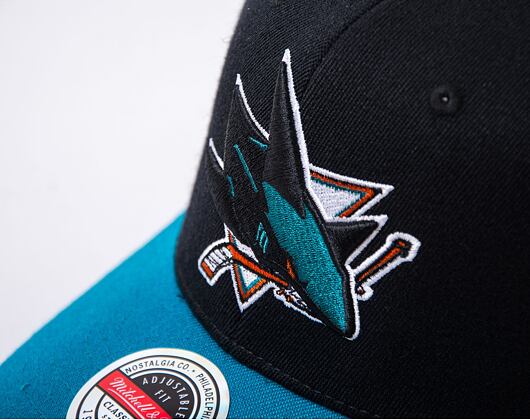 Kšiltovka Mitchell & Ness NHL Team 2 Tone Cr Sharks Black