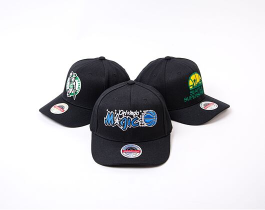 Kšiltovka Mitchell & Ness NBA Team Logo Hc Cr Snapback Magic Black