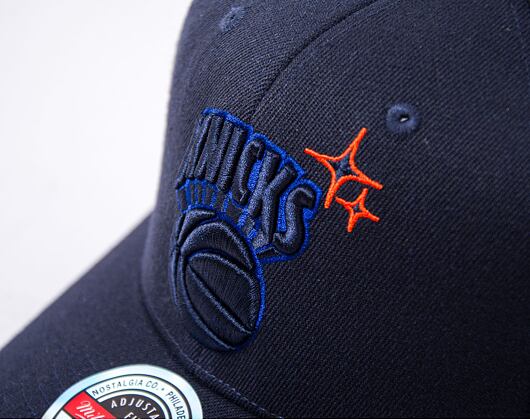 Kšiltovka Mitchell & Ness NBA Merch Logo Classic Red Knicks Navy
