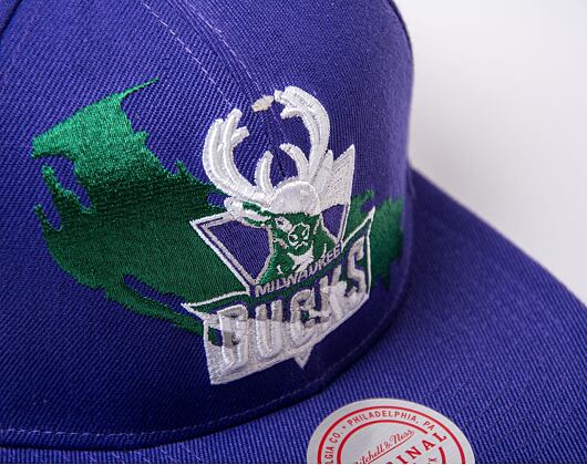 Kšiltovka Mitchell & Ness NBA Paint By Number Snapback HWC Bucks Purple