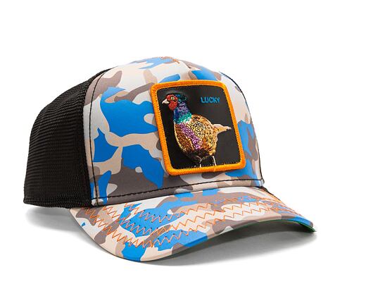 Kšiltovka Goorin - 'Paintball Pack' - Luck Stays Down - Blue Camo