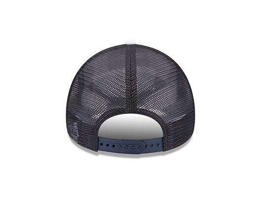 Kšiltovka New Era 9FORTY A-Frame Trucker MLB Team Patch New York Yankees White / Dark Royal