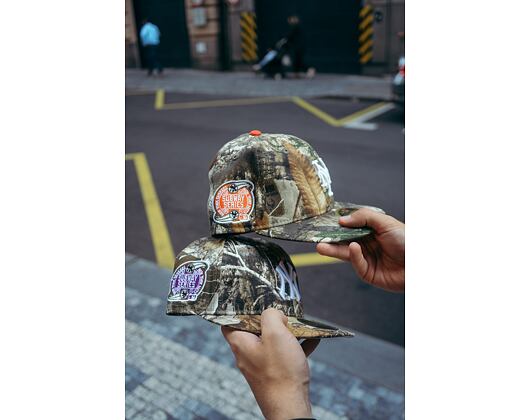 New Era 59FIFTY LP Retro Crown MLB "2000 SUBWAY SERIES" Side Patch New York Mets Realtree/Orange