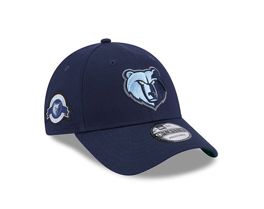 Kšiltovka New Era 9FORTY NBA Team Side Patch Memphis Grizzlies Oceanside Blue / Optic White