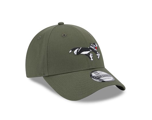 Kšiltovka New Era 9FORTY Looney Tunes Sylvester New Olive / Stone