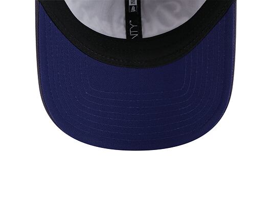 Kšiltovka New Era 9TWENTY MLB Team Script Los Angeles Dodgers Dark Royal / Optic White