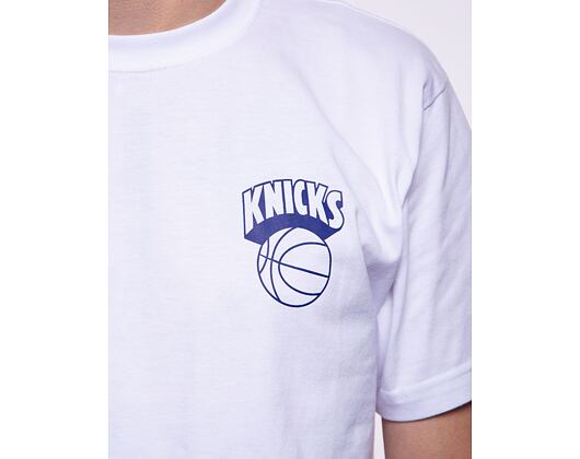 Triko Mitchell & Ness NBA Merch Take Out Tee Knicks White