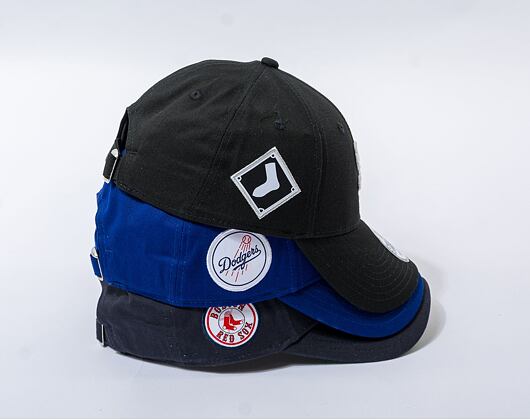 Kšiltovka New Era 9FORTY MLB Team Side Patch Los Angeles Dodgers Dark Royal / Optic White