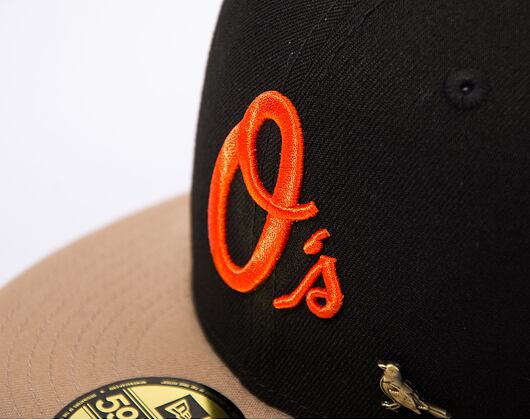 Kšiltovka New Era 59FIFTY MLB "Varsity Pin & Sidepatch" Baltimore Orioles Cooperstown