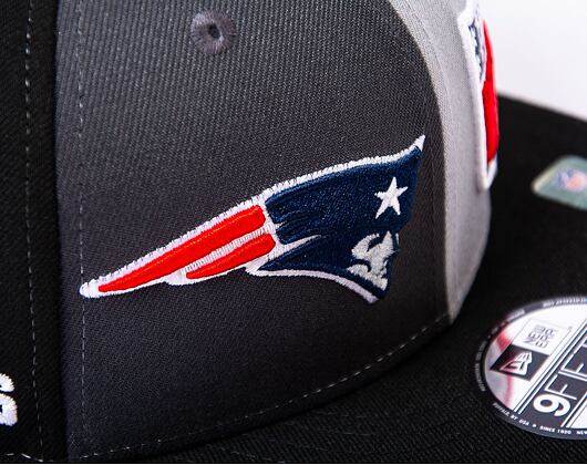 Kšiltovka New Era 9FIFTY NFL Sideline 23 New England Patriots Graphite