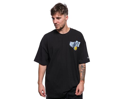 Triko New Era NBA Arch WordMark Oversized Tee Memphis Grizzlies Black / Birdseye Blue