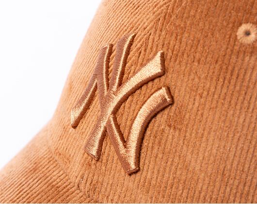 Kšiltovka New Era 9FORTY MLB Cord New York Yankees Toasted Peanut