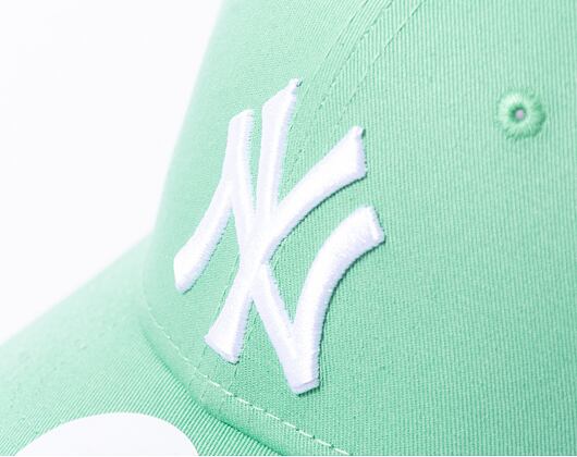 Dámská Kšiltovka New Era 9FORTY Womens MLB League Essential New York Yankees Tropical Green / White