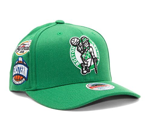 Kšiltovka Mitchell & Ness NBA Home Town Classic Red Boston Celtics Green