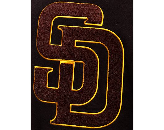 Bunda New Era MLB Patch Varsity Jacket San Diego Padres Cooperstown Brown / White