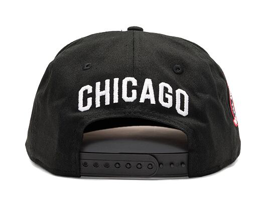 Kšiltovka New Era 9FIFTY MLB Side Patch Script Chicago White Sox Black / White