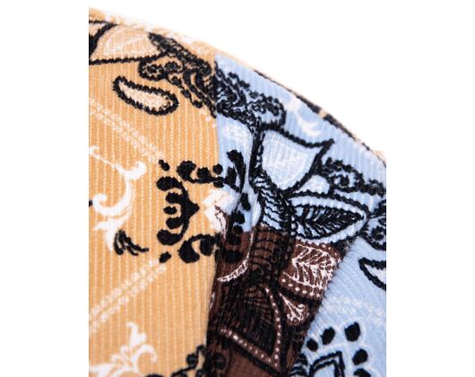 Bunda Karl Kani Retro Paisley Corduroy Puffer Jacket lt. blue/multicolor